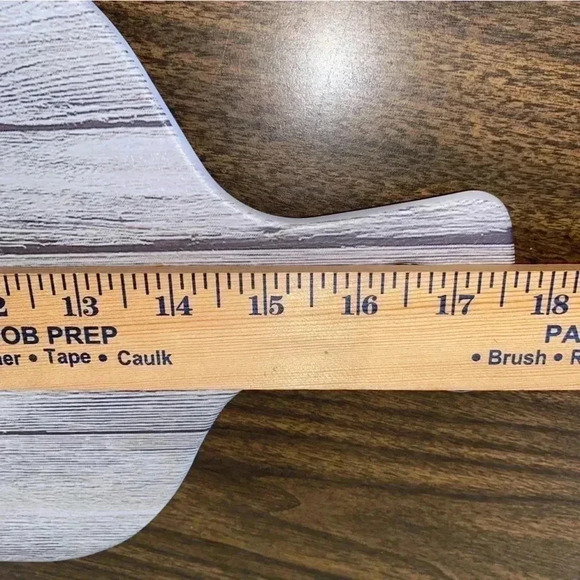 Paddle shape serve tray drift wood gray NWT - Picture 4 of 5